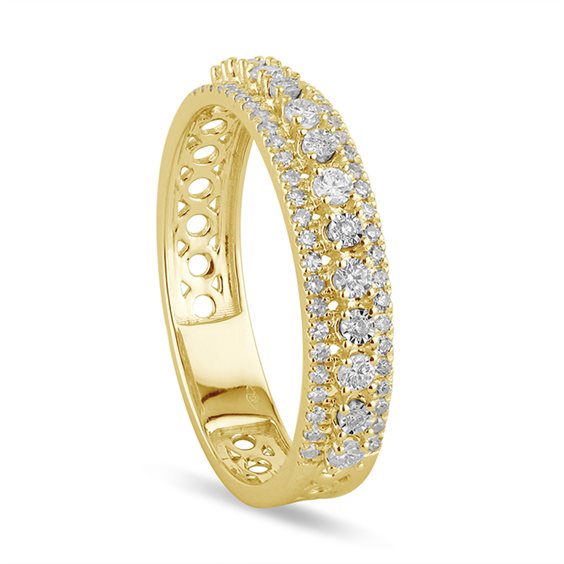 Anello Bliss Donna BI etoile in Oro giallo Diamante 0.31 Ct 20114579 - 20114579